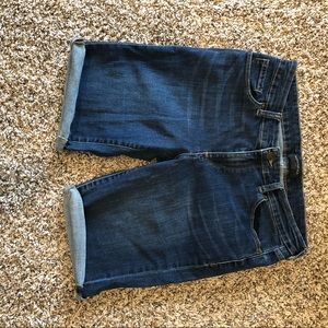 Banana republic Bermuda length jean short sz 10